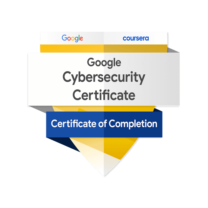 Google Cybersecurity Professional badge from Google